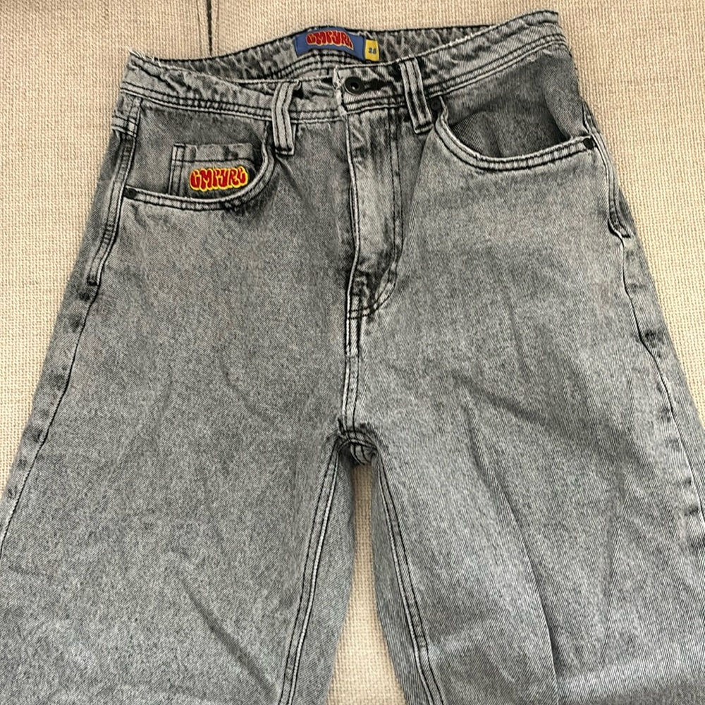 Empyre jeans acid wash black/gray
